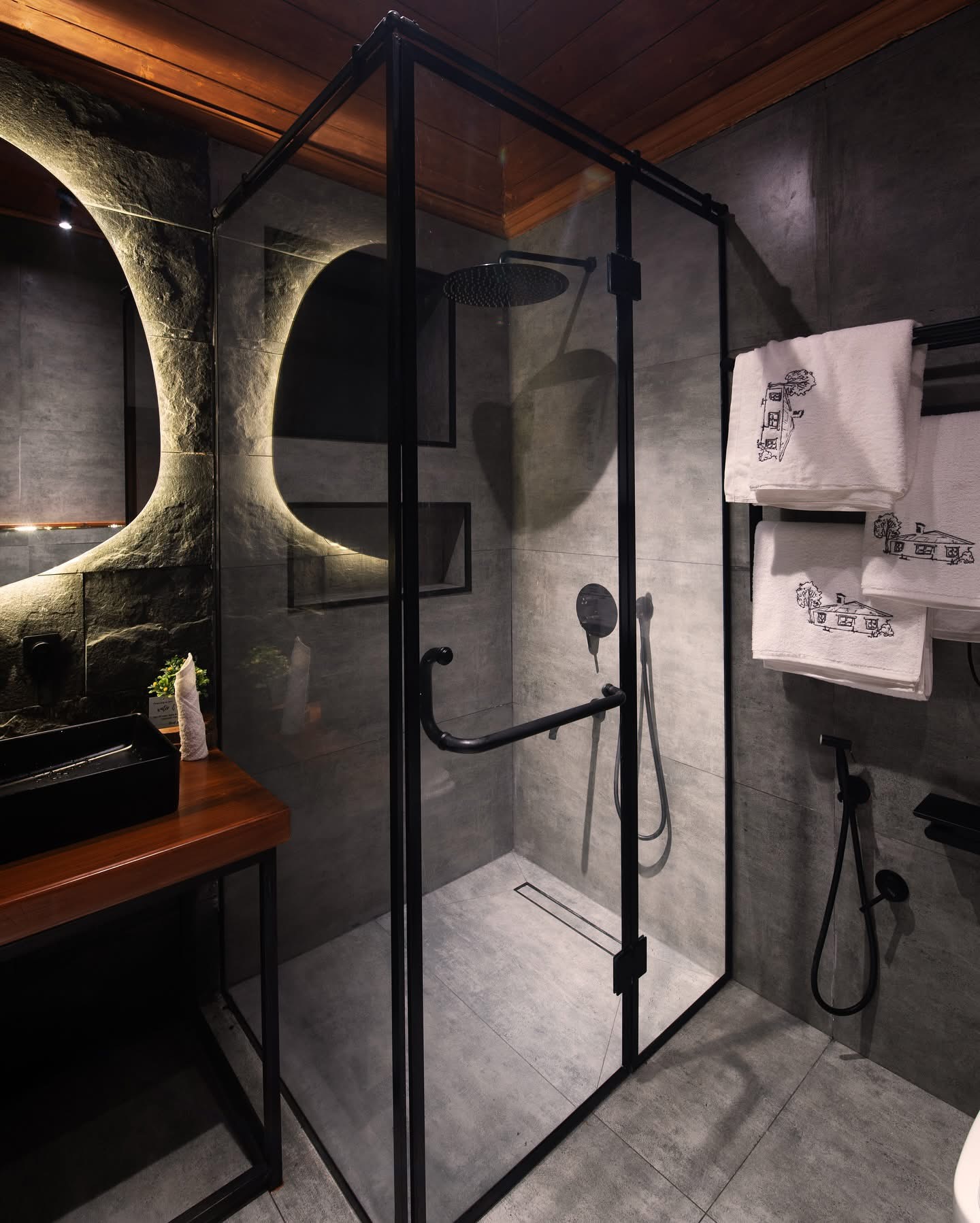 Exterior of luxury vintage cottage in forest, Nathia Gali